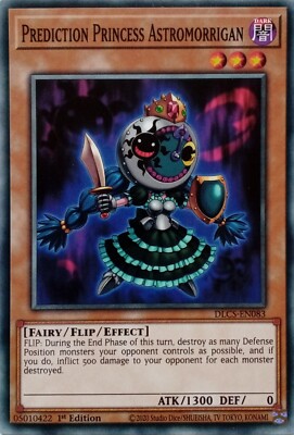 DLCS-EN083 PREDICTION PRINCESS ASTROMORRIGAN COMMON 1ST EDITION YuGiOh CARD