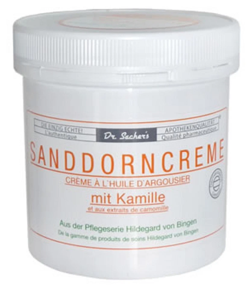 22,99€/L 4 x Sanddorn Creme Kamille Sanddorn Dr. Sacher s Kühn Kosmetik Creme