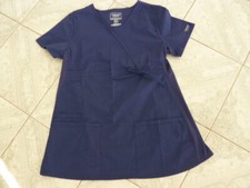 NWOT WOMEN'S NAVY BLUE XS CHEROKEE SCRUB TOP