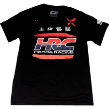 D'COR Honda HRC T-Shirts 2XL Black 80-124-5