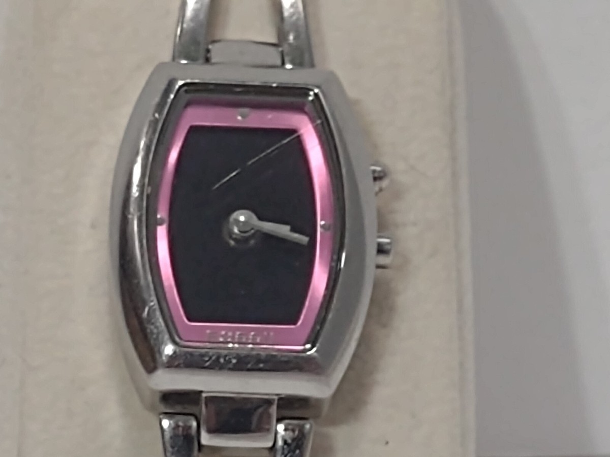 Fossil Big Tic ES-9768 Kool Kitty All Stainless Steel Quartz