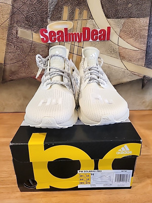 NEW Adidas Pharrell x Solar HU Glide PRD EG7767 Cream White Mens Size 10.5