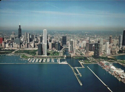 Skyline and Lakefront, Chicago Illinois - 5 1/2'' x 4'' Refrigerator Fridge Magnet