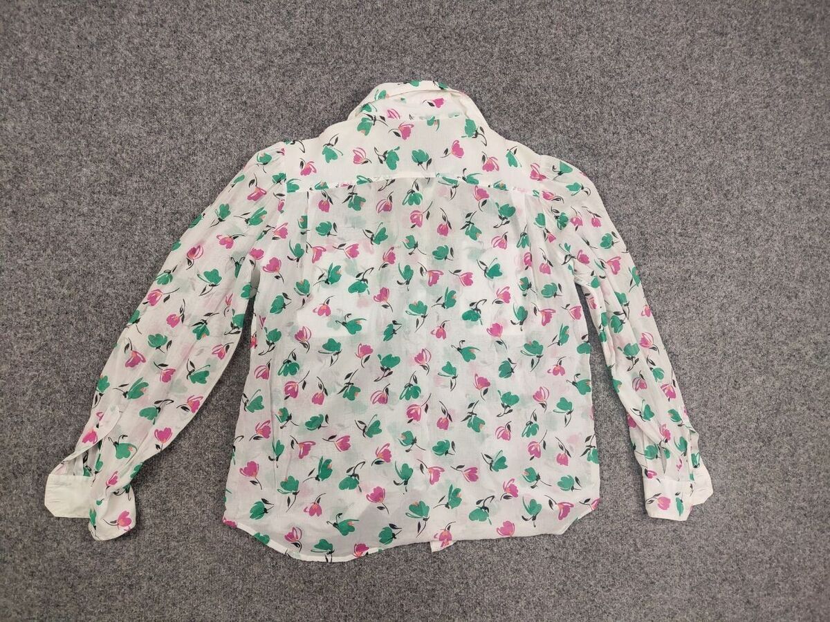 Vintage 80's Celine Paris Light Floral Print White Pocket Vintage 80's Celine Paris Light Floral Print White Pocket