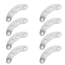  4 Pairs Shoe Sole Iron Heel Repair Tips - 48mm Sole Repair Pads Heel Plates