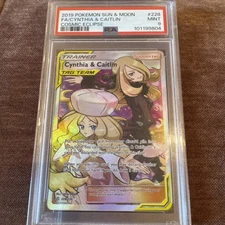 Pokémon Cynthia & Caitlin 228/236 Cosmic Eclipse PSA 9 Mint