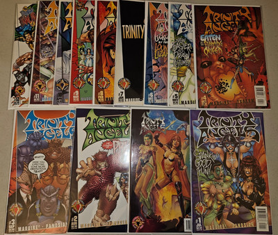 Trinity Angels #1-12 (Complete 1997 Acclaim Comics) Full Lot Set Run + Variant