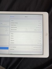 Apple iPad Air 9.7in 16GB Wi  Fi Tablet Silver/White MD788LL/A 