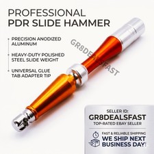 Slide Hammer Dent Repair Tool Aluminum Weighted Glue Pull Metal Damage Crease 