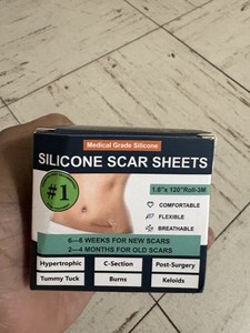 Cinta de silicona para cicatrices, láminas de silicona