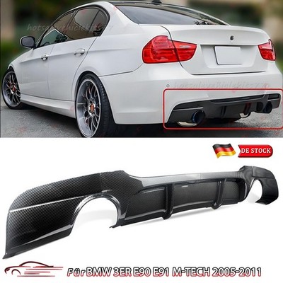 Carbon Look für BMW 3ER E90 325i 335i E91 2005-11 M-Paket Heckdiffusor Diffusor