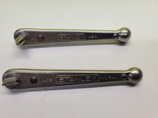 2-Vintage Stanley Yankee No. 3400 No 3402 Offset Flat Ratcheting Screwdriver USA