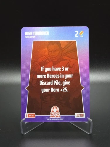 High Turnover Bo Jackson Battle Arena Alpha Update Bonus Play Card Foil #BPL-24