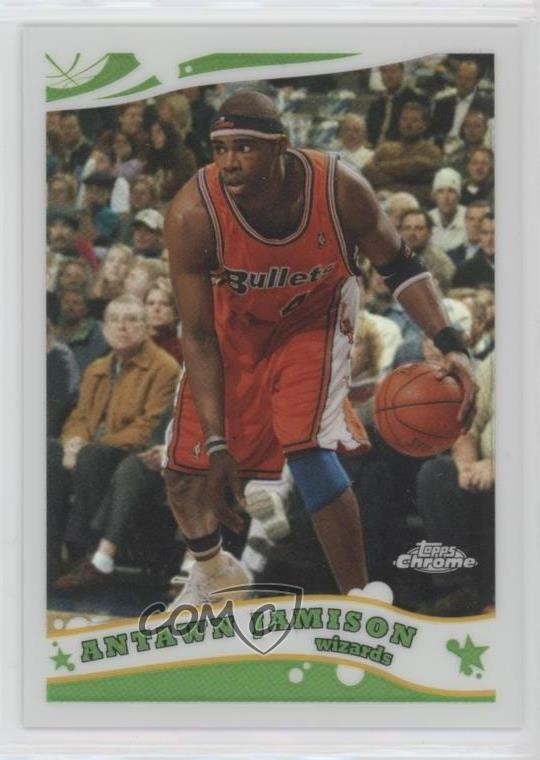 2005-06 Topps Chrome Refractor 336/999 Antawn Jamison #15 1m8