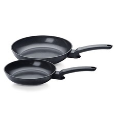 FISSLER Pfannen-Set CERATAL EVO CLASSIC schwarz 24 cm + 28 cm INDUKTION