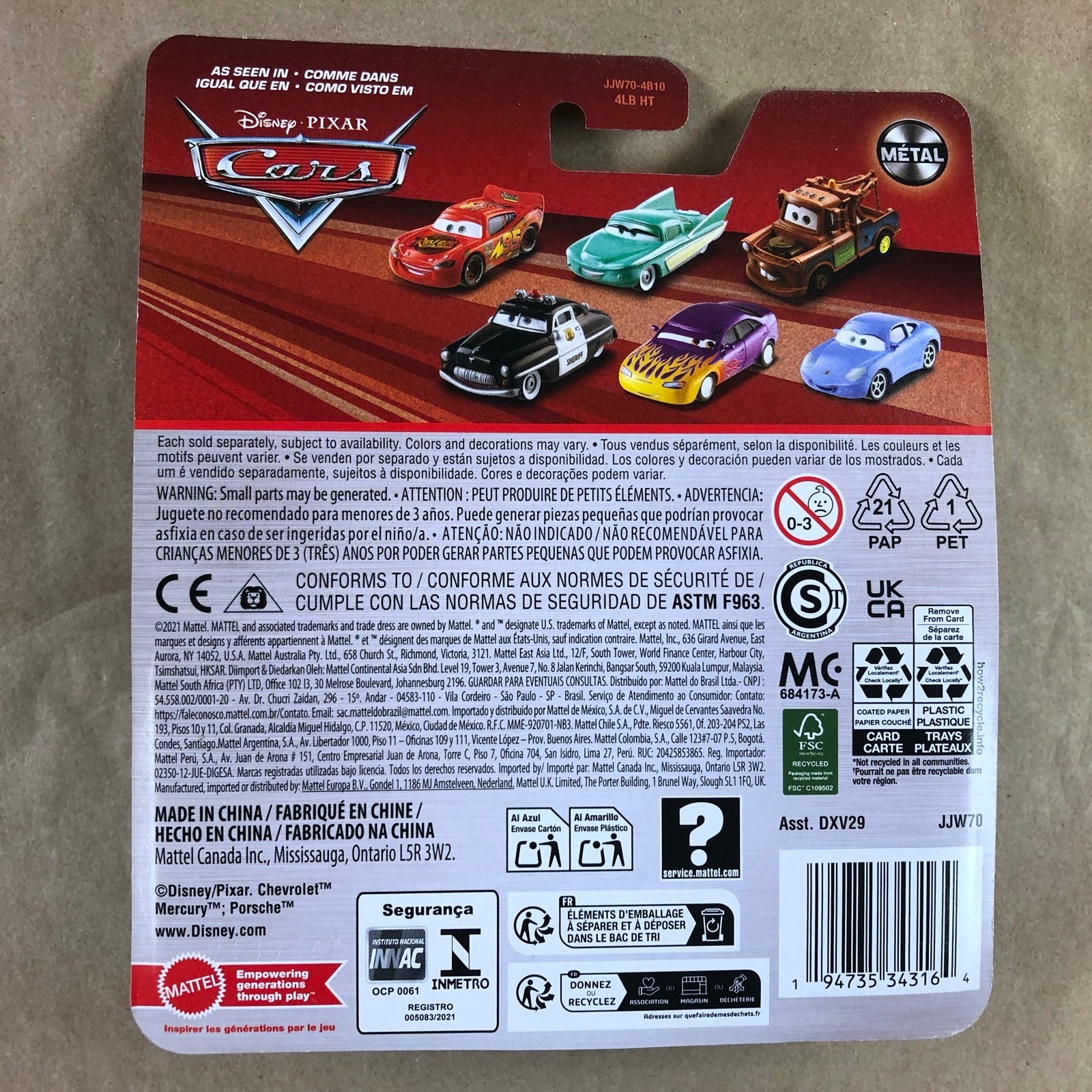 Disney Pixar Cars Hydraulic Ramone  Red 1:55 Scale Diecast Car