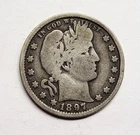 1897-O Barber Quarter – VG