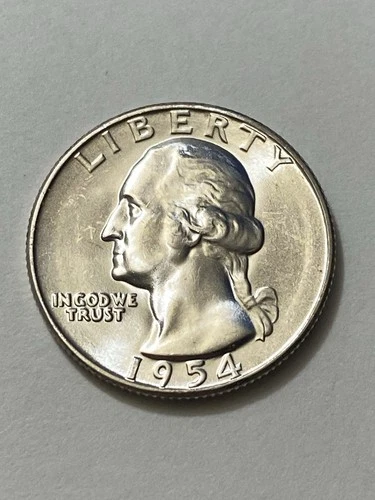 1954-S 25C Silver Washington Quarter MS++