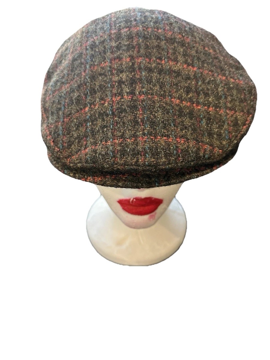 Eddie Bauer Harris Tweed Flat Cap Hat Thinsulate Lined USA Made Size View 5