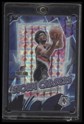 2023-24 Panini Mosaic #16 Scoot Henderson Storm Chasers