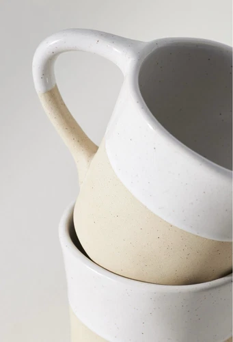 Anthropologie Glazed Garage Pier Stoneware Mugs - Thumbnail 4