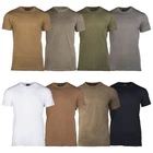 Mil-Tec US Style Cotton T-Shirt Crew Neck Relaxed Fit Breathable Lightweight