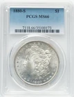 1880-S Morgan Silver Dollar PCGS MS-66