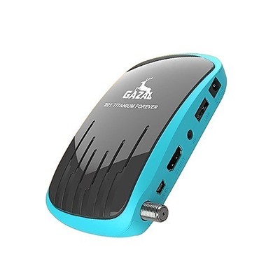 GAZAL 201 TITANIUM FOREVER HD 4K Satellite Receiver Original New Box