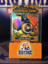 Captain America 2026 Topps Finest Fantastic Four Clobberin’ Time Refractor🔥