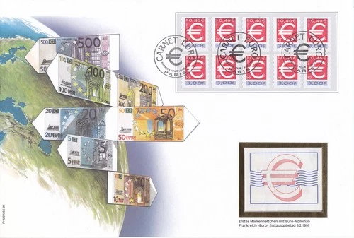 France France Mi. 3363 FDC & stamp booklet large format, decorative