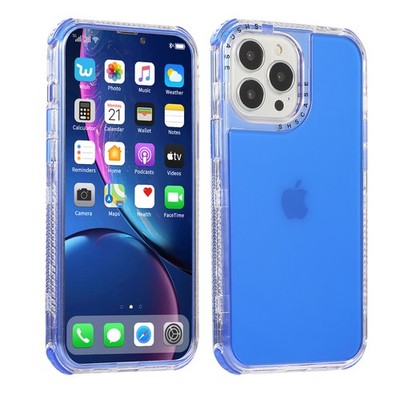 For iPhone 17 Pro Max Air 16 15 14 13 Candy Color Hybrid Corner Protection Case
