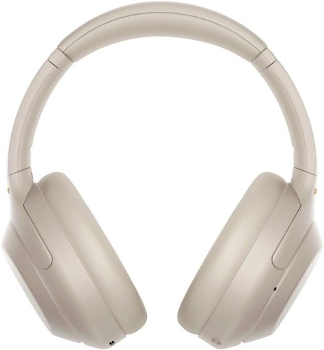 Bezprzewodowe słuchawki nauszne Sony WH-1000XM4 z redukcją szumów - srebrne - Zdjęcie 5 z 6