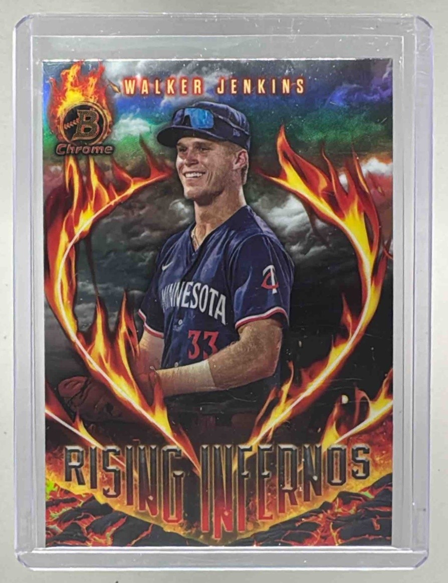 Walker Jenkins 2024 Bowman Chrome #RI-14 Rising Infernos