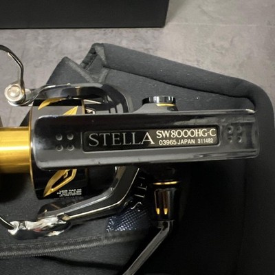 SHIMANO Spinning Reel 19 STELLA SW 8000HG 5.6:1 X-Protect Exc+++