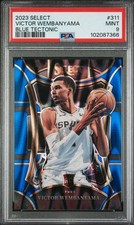 2023-24 Select Victor Wembanyama #311 Blue Tectonic /99 Rookie PSA 9