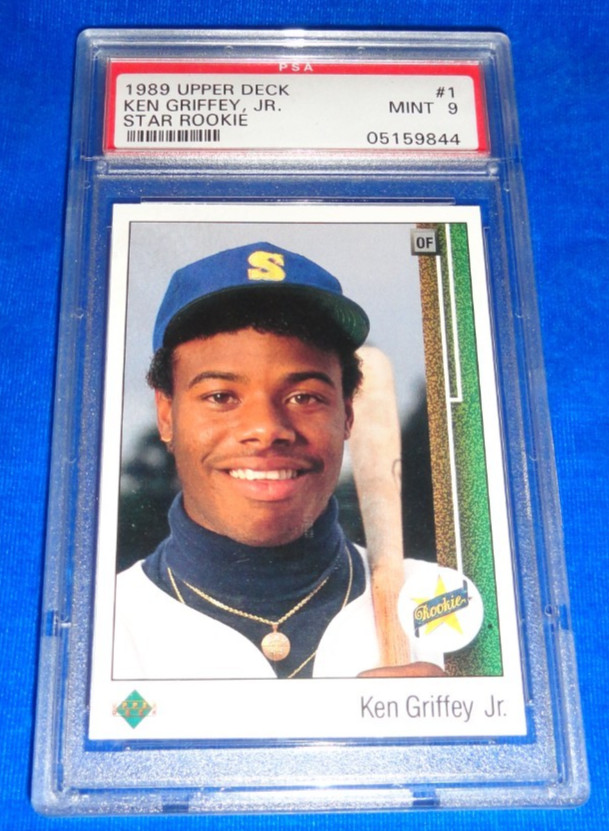 1989 Upper Deck Ken Griffey Jr. Star Rookie Card #1 PSA 9 Mint! Centered Beauty! view 1