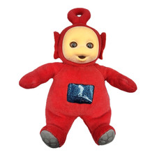 Vintage Teletubbies Po Plush 1998 Red Toy by Eden 8" Collectible Stuffed