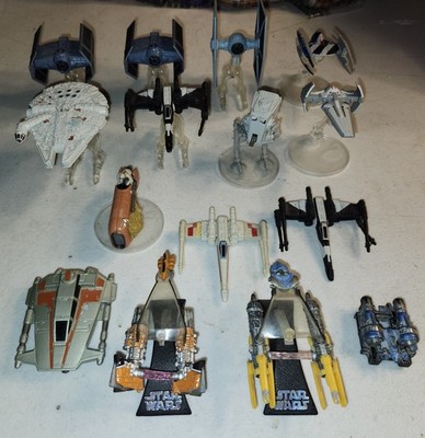 Star Wars Hot Wheels Vehice Loose OOB Toy Lot Empire The Force Pod Racers