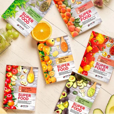 Koreanische Gesichtsmaske aus Stoff - Super Food Collection von Eyenlip