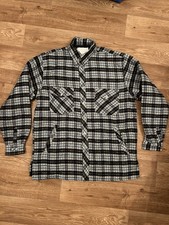 Worker - Men’s Quilted Check Shirt Jacket - XL
