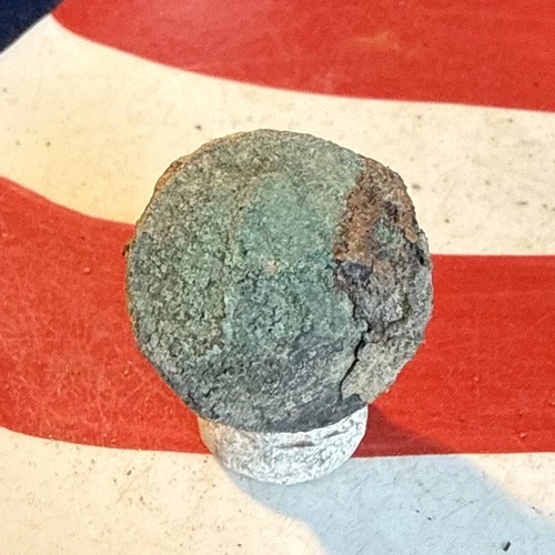 Dug Civil War 💥 🇺🇸 💣 Confederate Block A Button Face Cloth