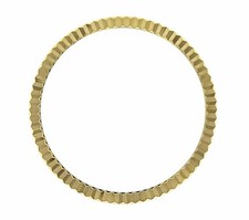 FLUTED WATCH CASE BEZEL FOR ROLEX OYSTER QUARTZ 17000, 17013, 17014 GOLD TOP QLY