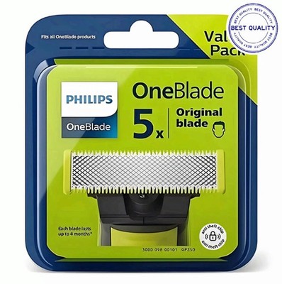 5x Original Philips OneBlade Ersatzklingen OneBlade und Pro Modelle QP250/50~