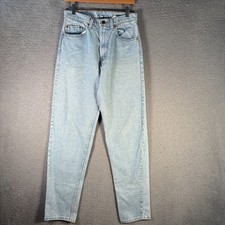 Levi  s 550 Men  s Jeans 31x34 Relaxed Fit Tapered Leg Light Wash Vintage USA Made