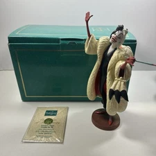 WDCC Cruella De Vil 101 Dalmations Figurine In Box & COA Walt Disney Classics