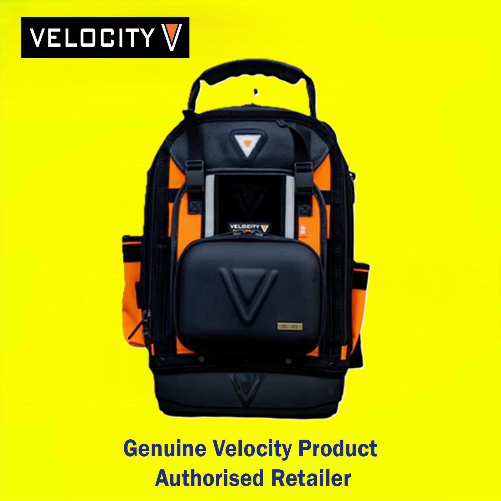 Velocity Pro Gear BP-45-O-C Rogue 45 Backpack – Orange, Heavy Duty Tool Bag