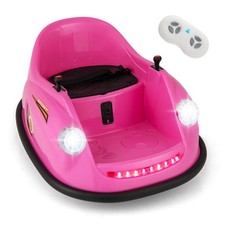 Ride on Bumper Car for Kids with Remote Control 360 Degree Spin LED Light
