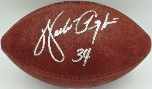 Walter Payton Signed Official NFL Leather Game Football Chicago Bears Beckett