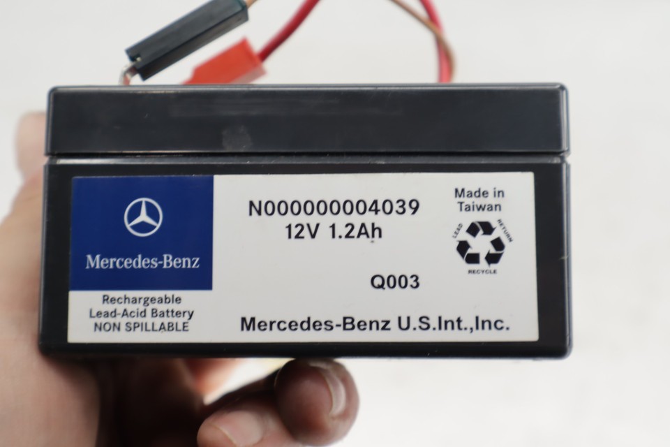N00000004039 Auxiliary AUX Battery 12V 1.2AH for Mercedes Benz CL ML R ...