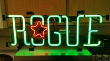 20"x8" Rogue Ales Beer Neon Sign Lamp Light Man Cave Bar Pub Club Room Decor